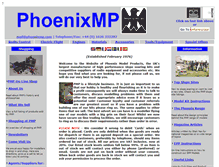 Tablet Screenshot of phoenixmp.com